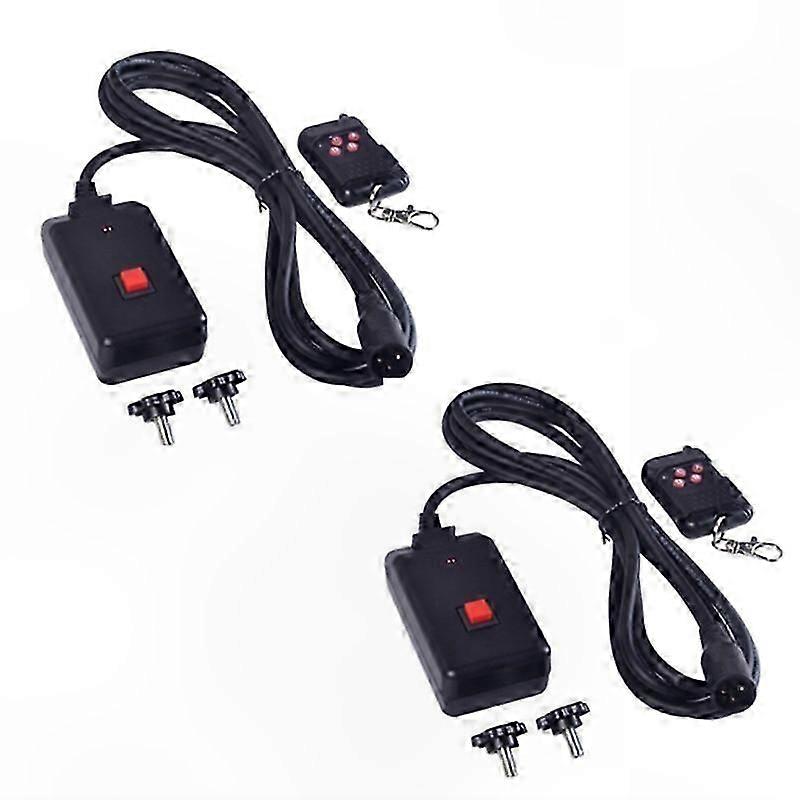 2-Pack Wireless Remote Control with 3-Pin XLR for Stage Lighting and Effects