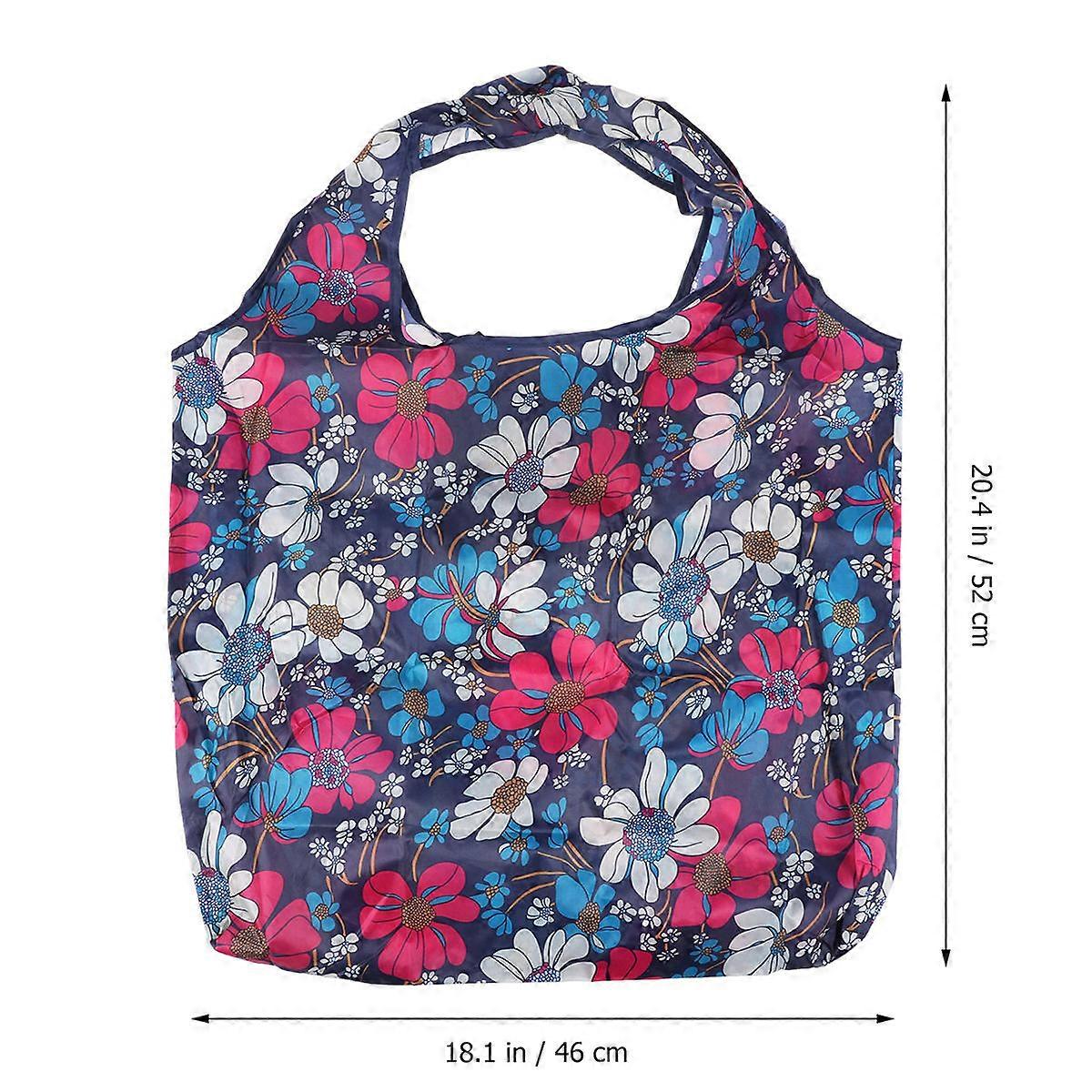 Storage Bag Large Capacity Machine Washable Square Shape Blue 1Set