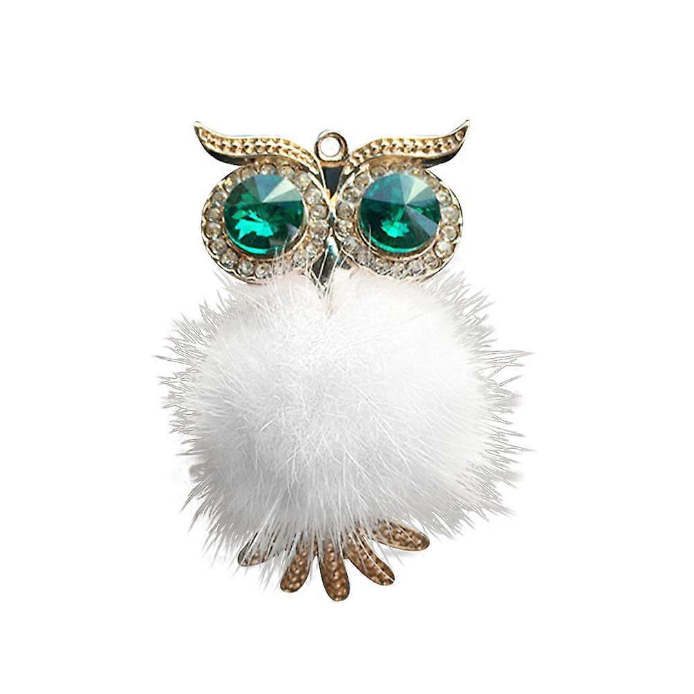 Auto Perfume Clip Multi Rhinestone Owl Design -on Essential Oil Diffuser