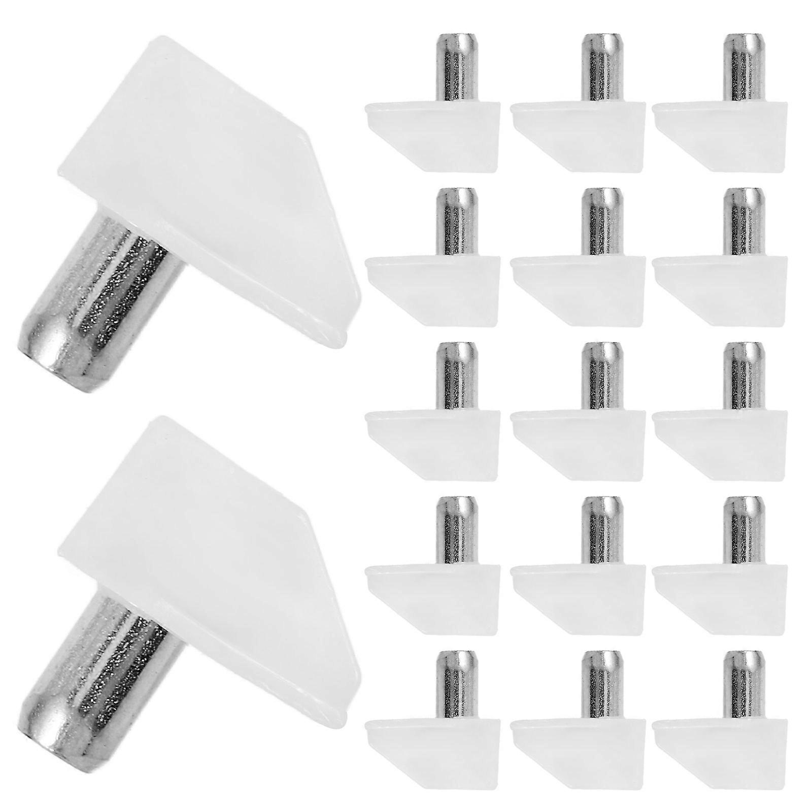 100pcs Plastic Shelf Support Pegs Cabinet Pins Replacement Supports