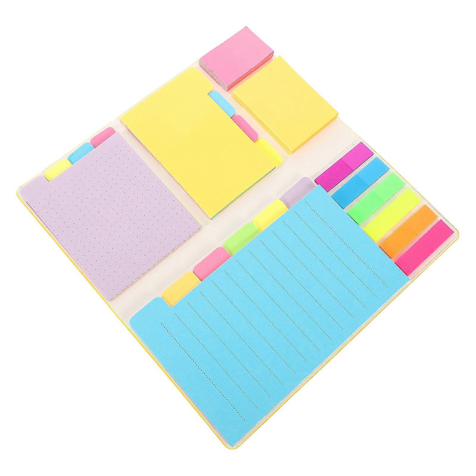 Yellow Sticky Memo Pad with Removable Adhesive for Office Use Lightweight and Portable Paper 100