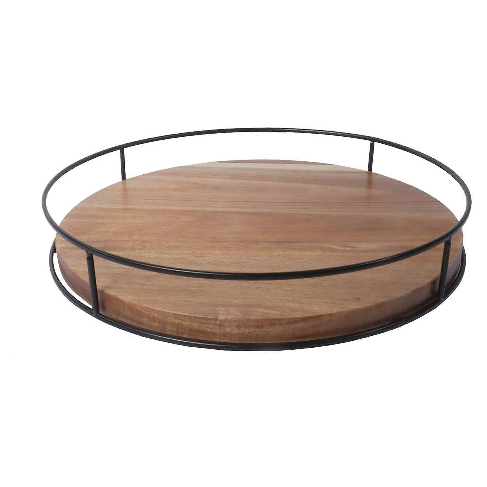 Turntable Cupboard Organiser Non-Slip 360-Degree Rotating Spice Rack 12-Inch Lazy Susan For Kitchen Cabinet Pantry Black