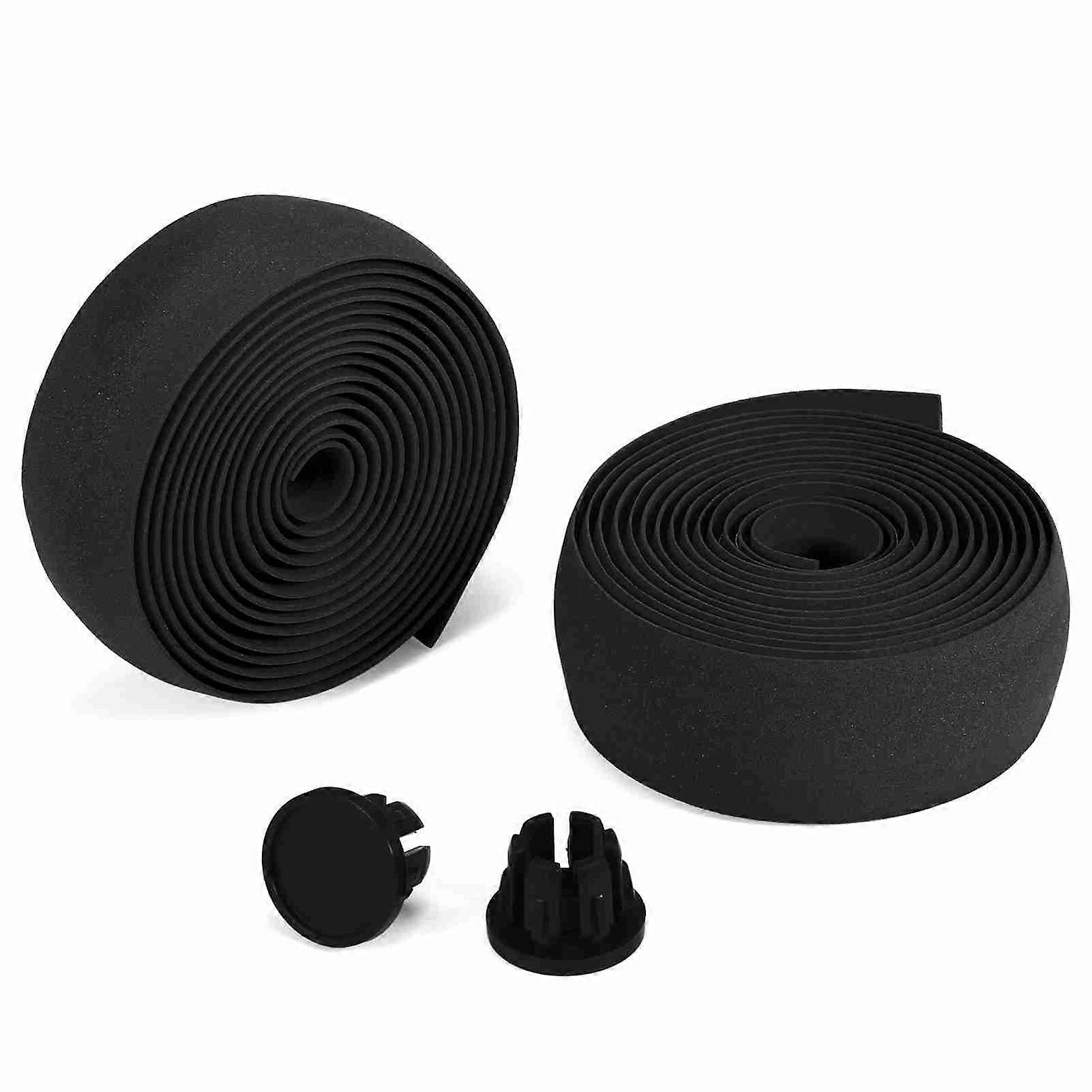 2 Pack Soft Breathable Anti-slip EVA Bicycle Handlebar Tapes Anti-slip Shockproof Bike Handlebar Tape