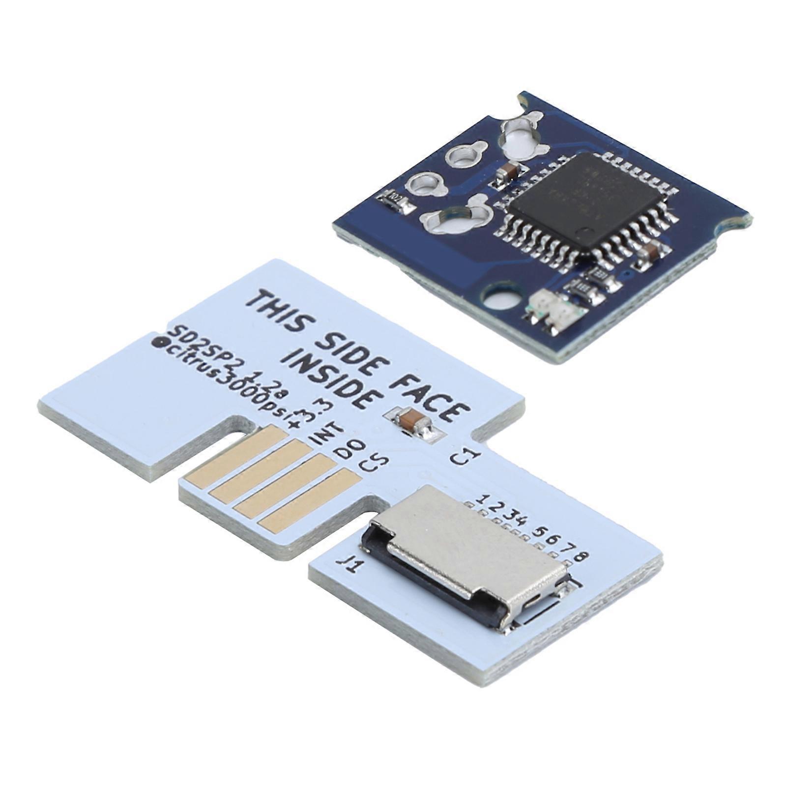 Chip SD2SP2 Micro Memory Card Adapter 1.2a Mini Disc Kit White