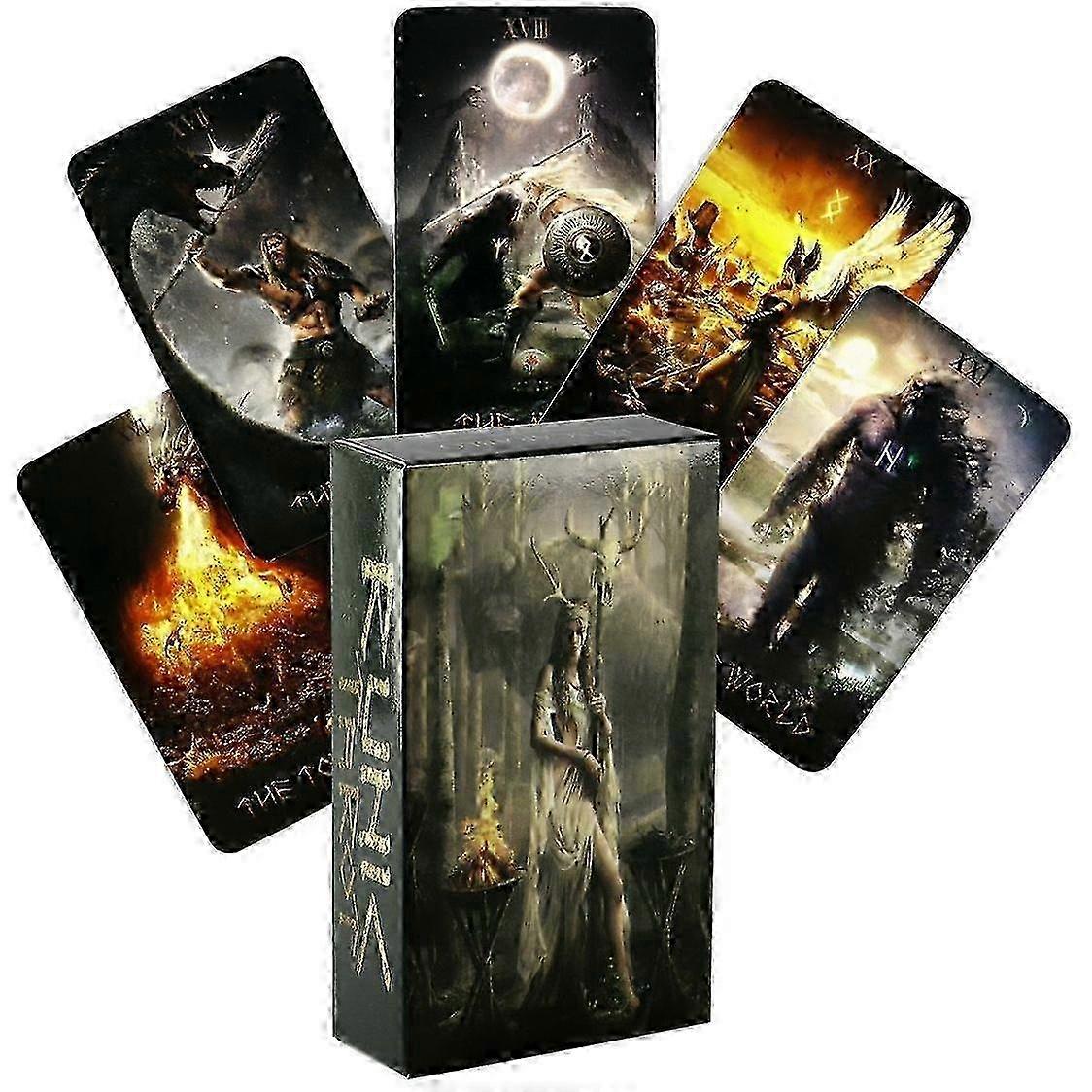 Runic Tarot Deck: Divination Cards for Beginners & Experts