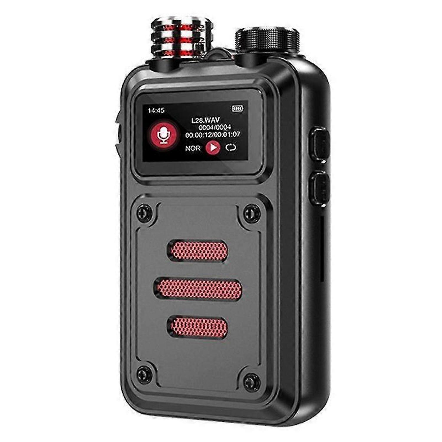 F33 32GB Professional Mini Digital Voice Recorder Smart Sound Activated Ditach Espia Noise Reduce 3072kbps MP3