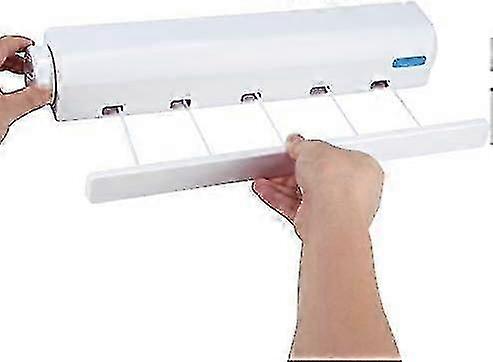 2025 new4/5 Thread Indoor Retractable Clothesline - Automatic Hanging Laundry Drying Rack 2025