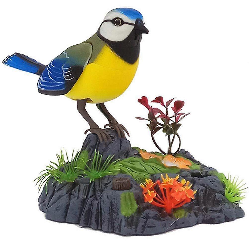 Electronic Talking Repeating Parrot Singing Chirping Bird with Motion Sensor Activation Pronunciation Kids Electric Animal Toy