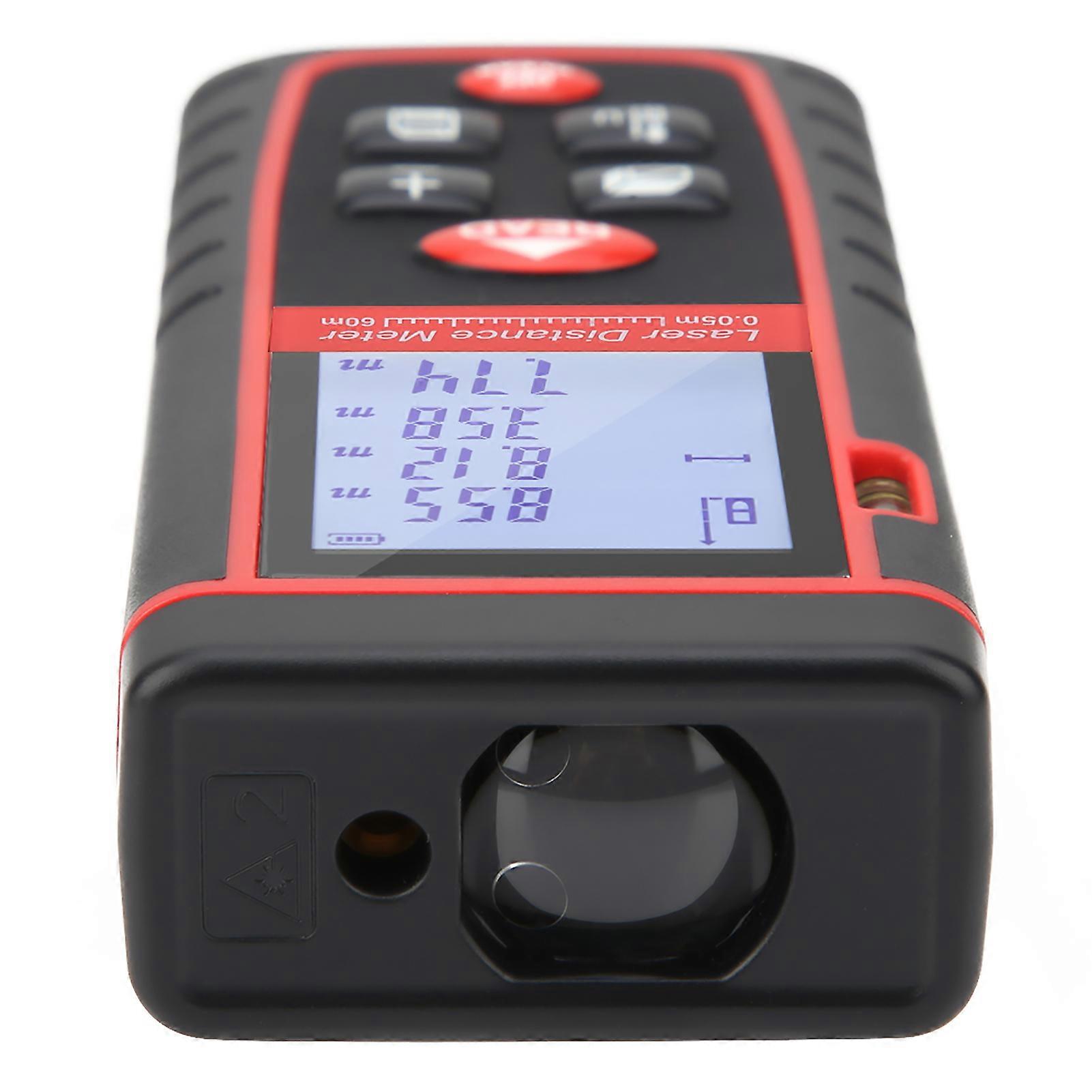 RZ-S 60M Laser Distance Meter with LCD Display, 0.05-60m Range