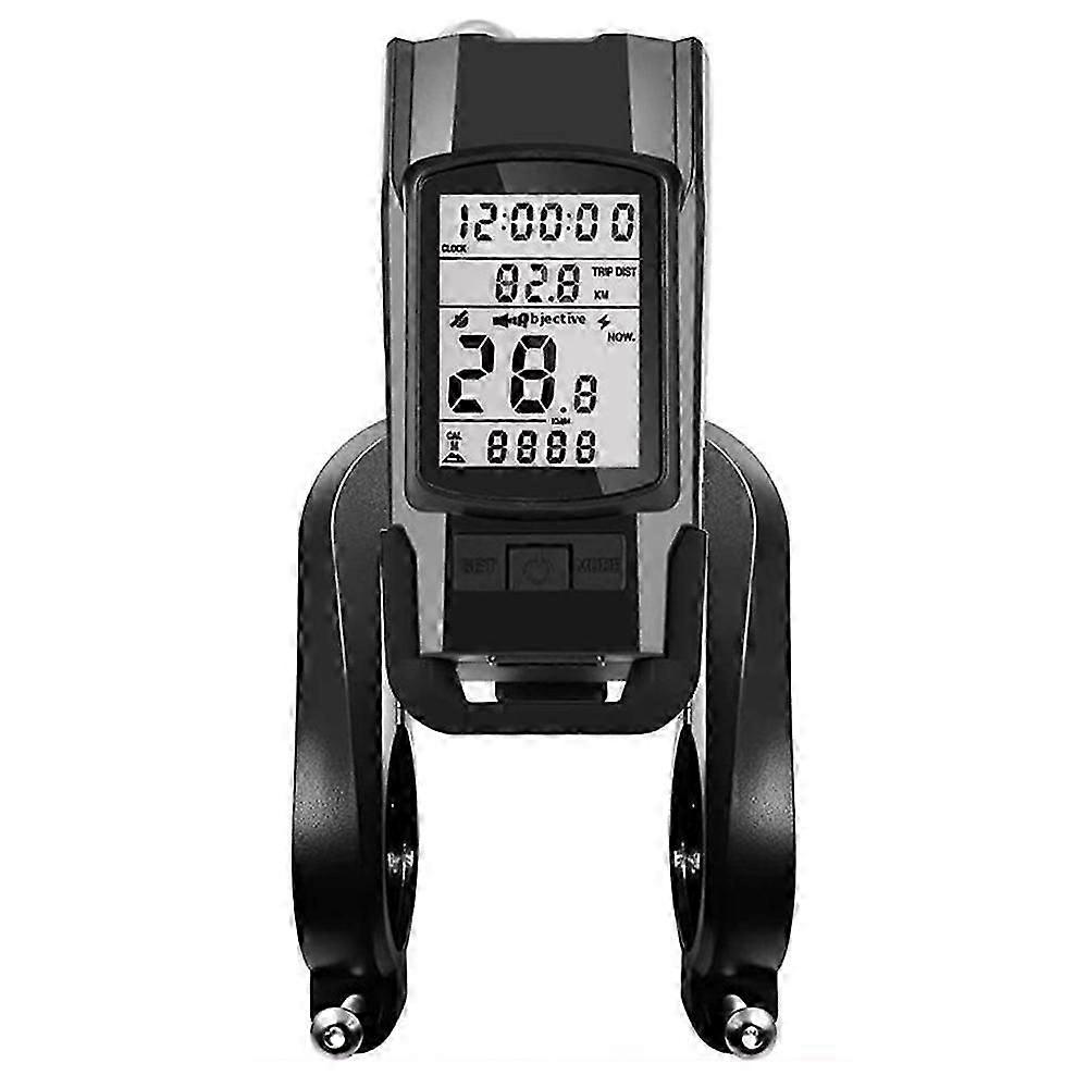 GPS Wireless Bike Computer 3 In 1 Cycling Speedometer Bicycle Flashlight with 120db Horn