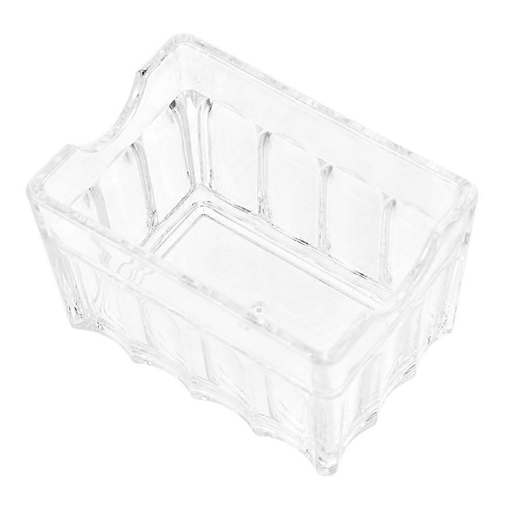 Acrylic Sugar Packet Holder for Storage Use Transparent Tea and Coffee Organizer