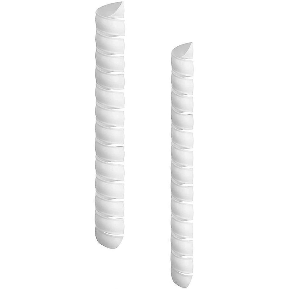 Tree Bark Protector Wrap for Tree Trunk Protection 6Pcs White Tubes