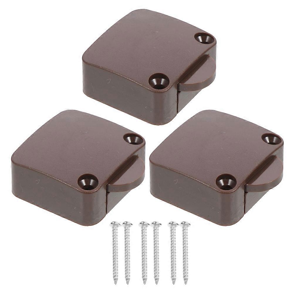 Cabinet Door Light Switch Auto Reset Feature 12Pcs Durable ABS Copper