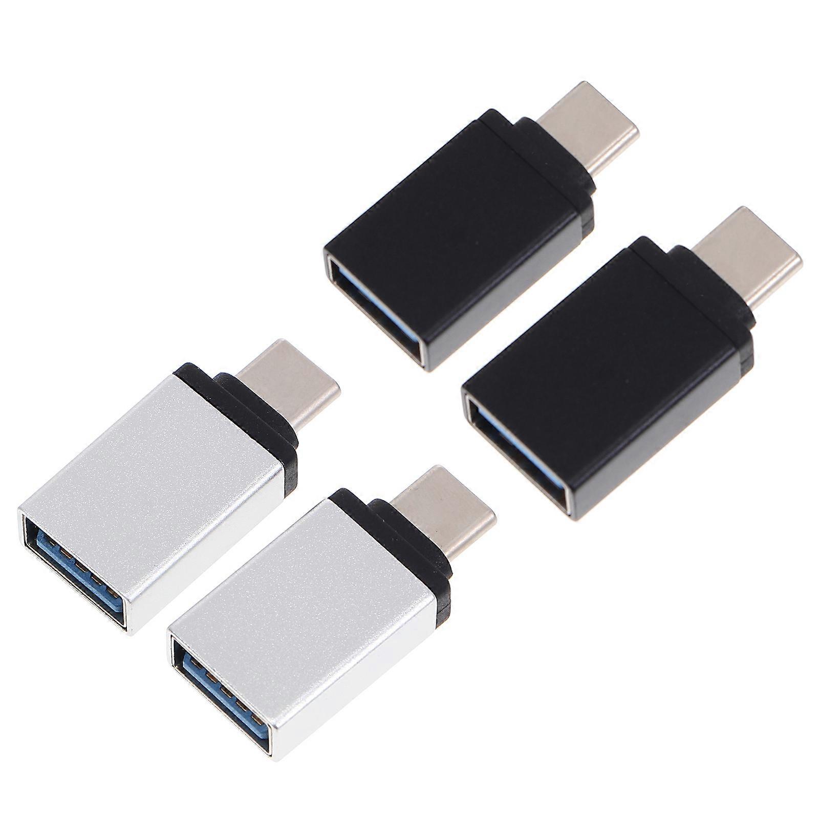 USB Type-C Converter Data Converter 4Pcs Portable Charging Device