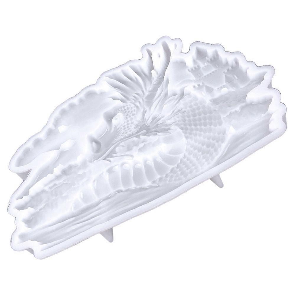 Dragon Head Silicone Mold for Casting Mold DIY 5Pcs Flexible Set