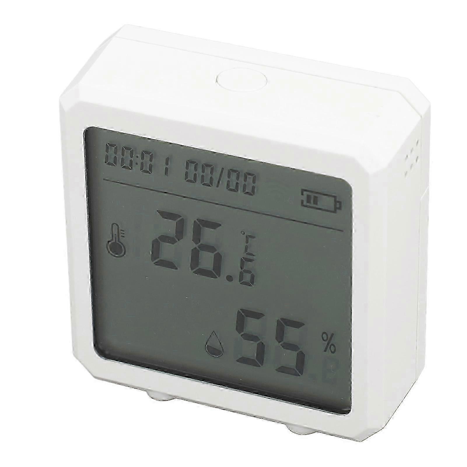 Temperature Humidity Monitor Voice Control Wifi Temperature Sensor Hygrometer with App Alert for Home Greenhouse