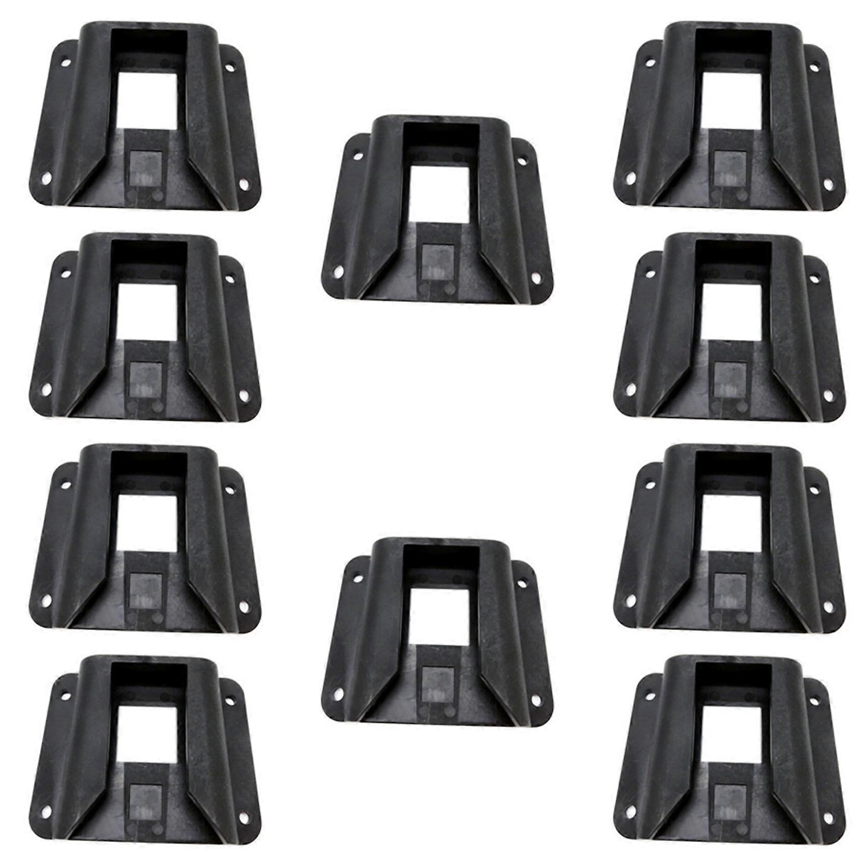10X Bicycle Carrier Block Adapter for Folding Bike Bag Rack Holder ABS Front Carrier Block Mounting