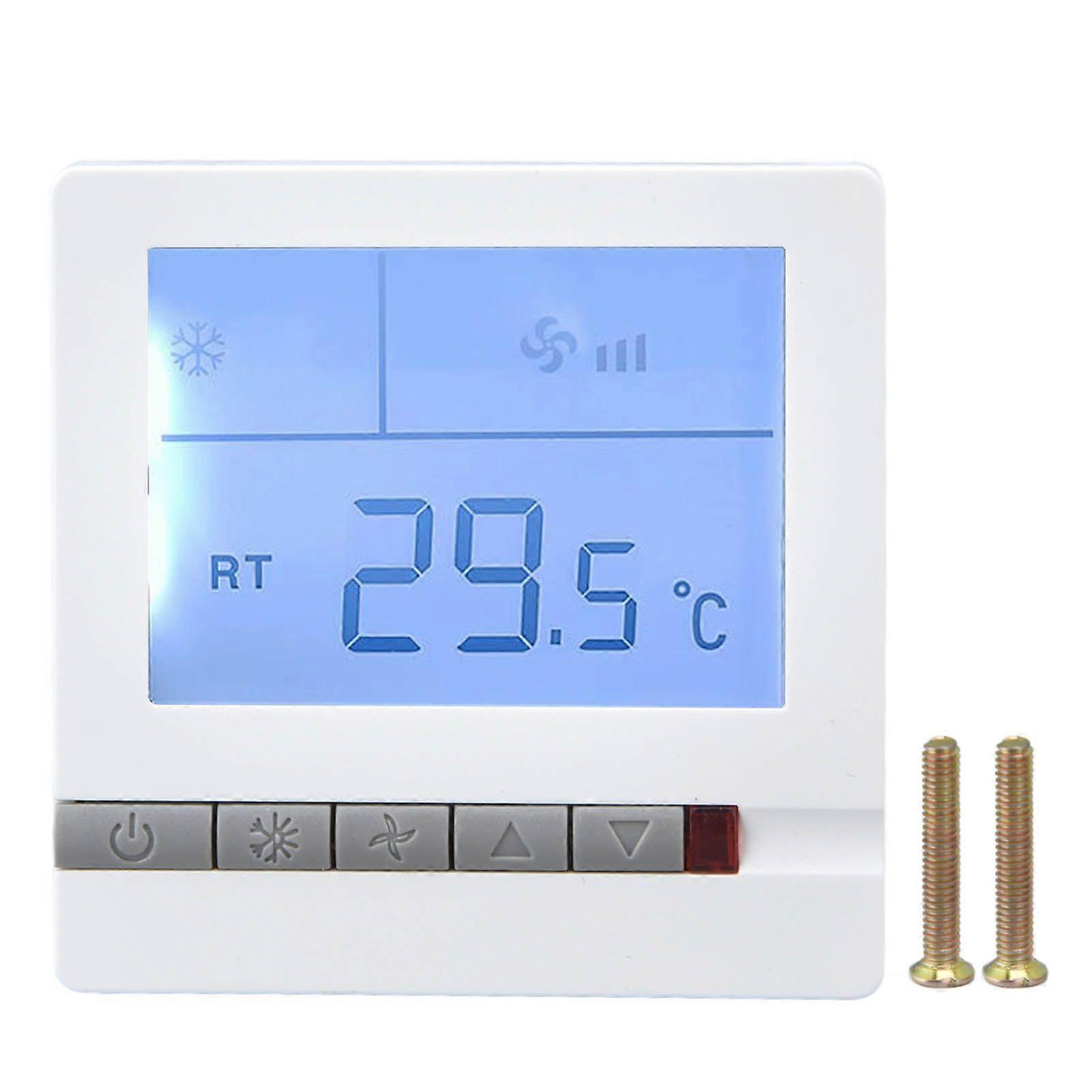 Smart Thermostat Multifunction Air Conditioner Controller with Ventilation Function AC220V for Hotel Restaurant Hall
