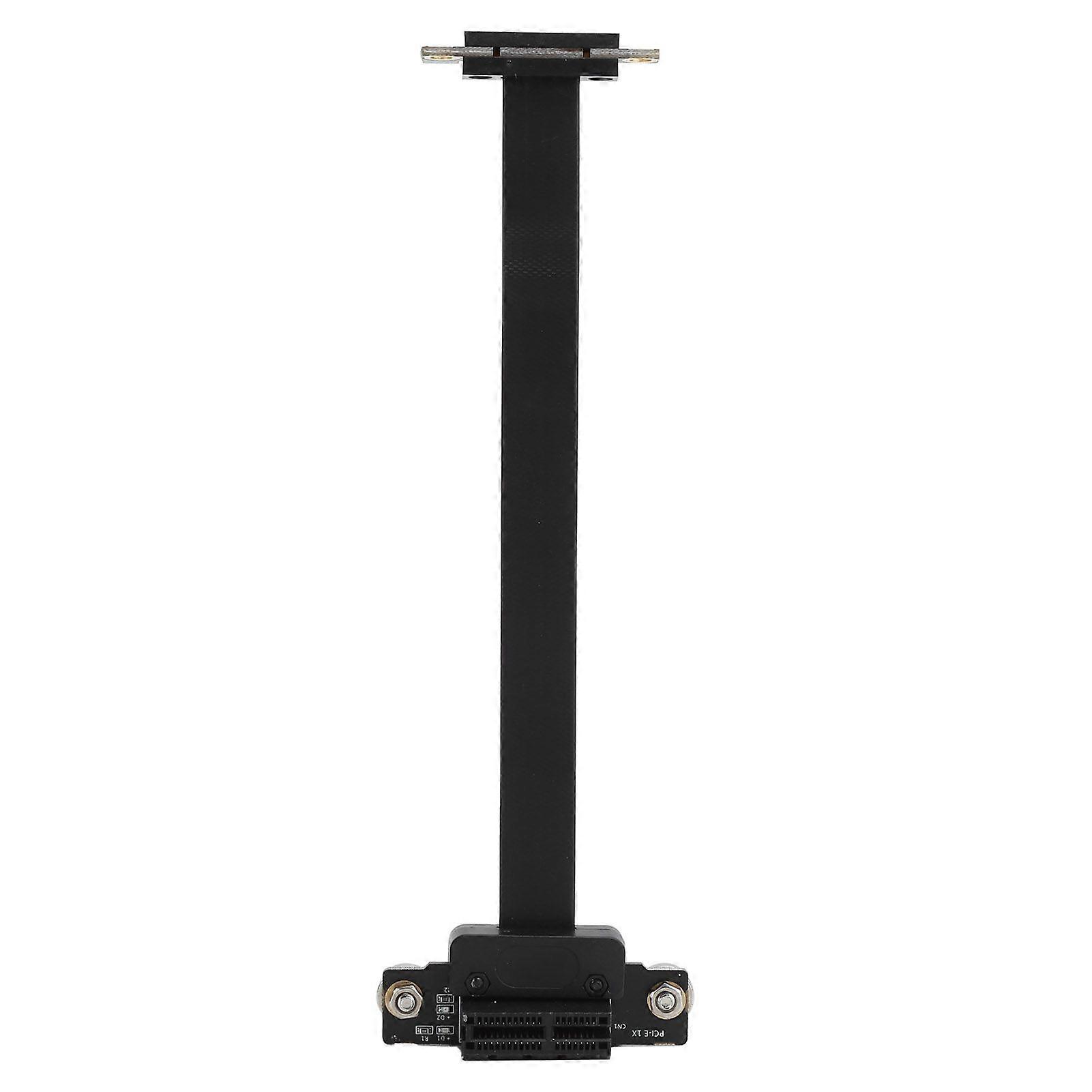 Extension Cable PCIE 1X Dual 90 with LED Indication Magnetic Pad Network Adapter 15cm