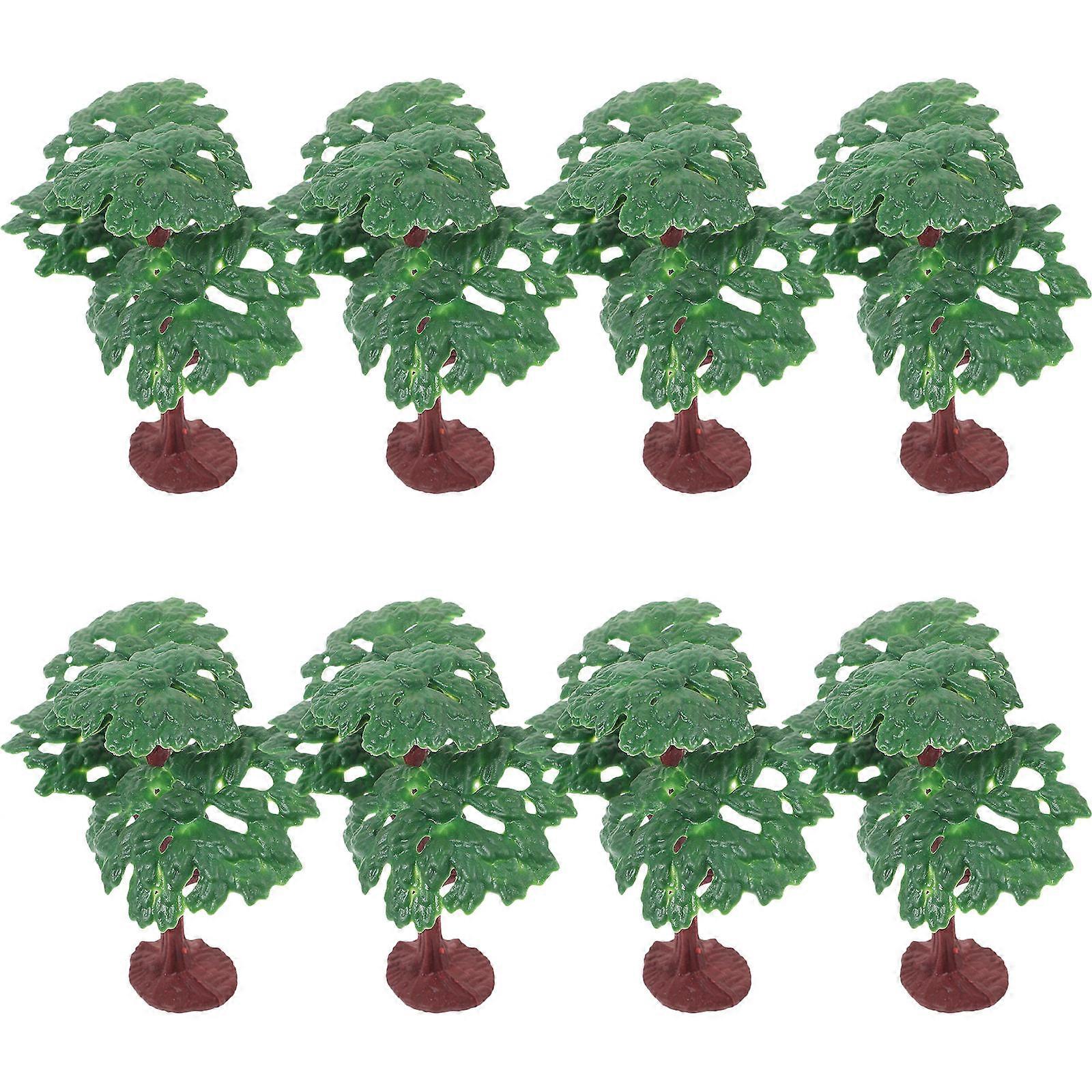 Miniature Scene Trees Landscape Trees for Decor 16Pcs Mini Tree Ornaments