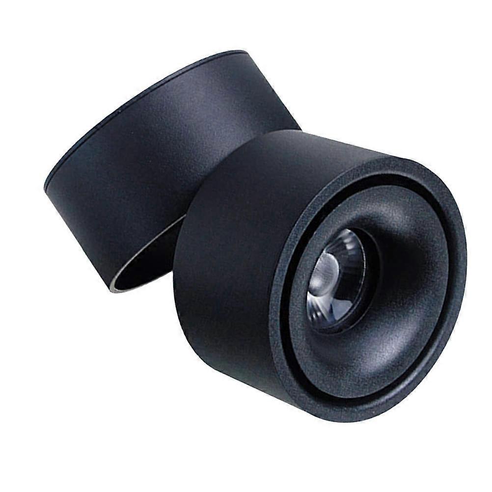Black LED Downlight Adjustable Lighting Head 2Pcs for Ceiling Lighting