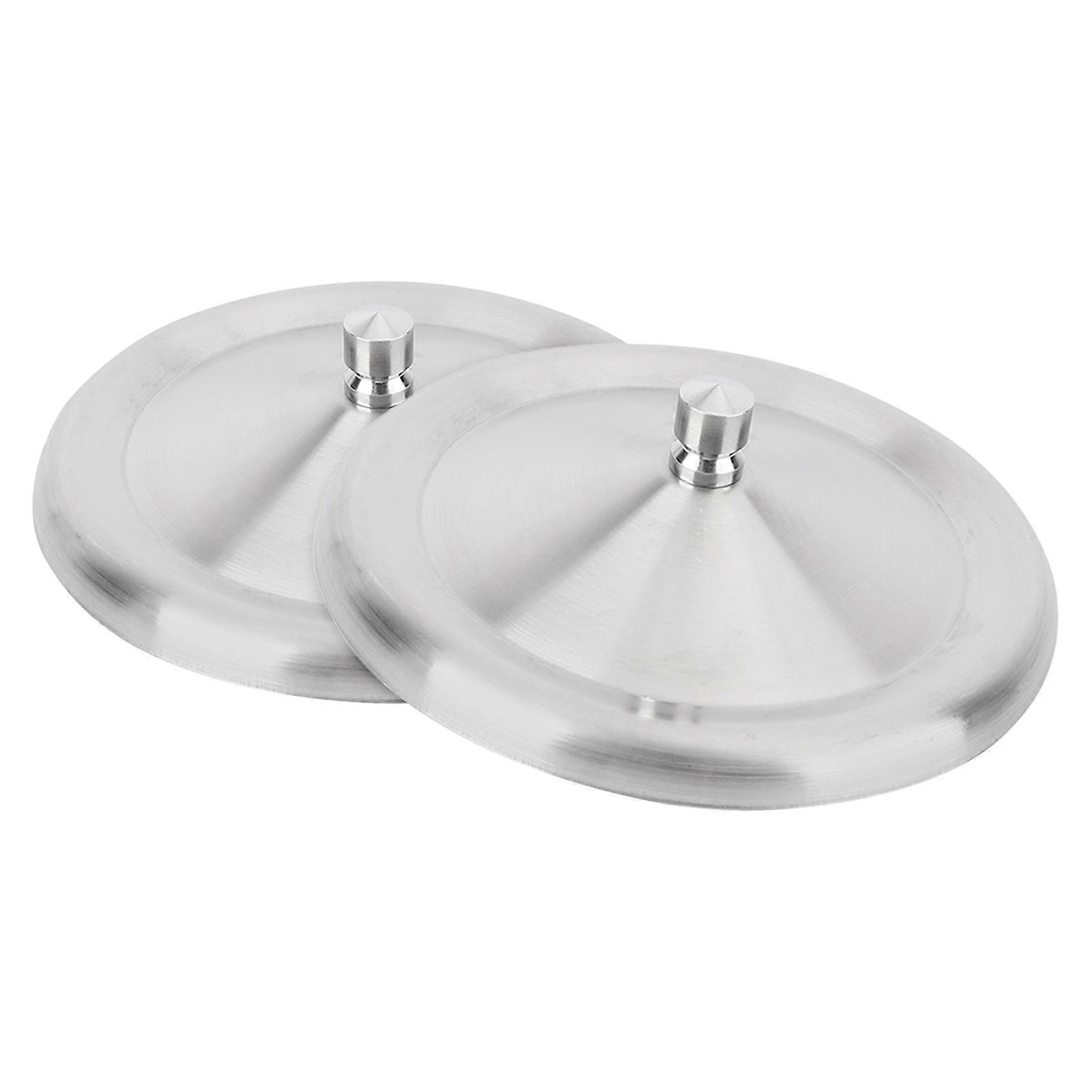 Leak-Proof Stainless Steel Cup Covers For Daily Use With Rounded Corners 8 Pcs