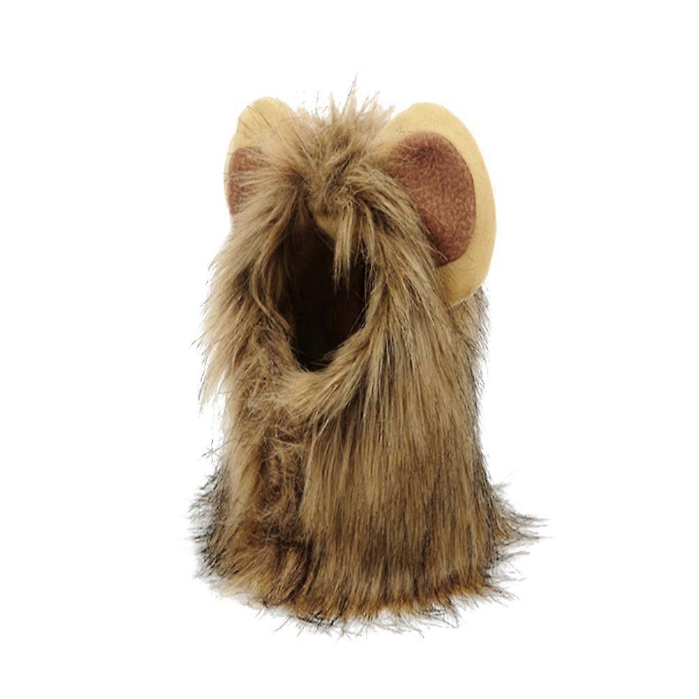 Dog Hat Cat Hat Lion Shape Wig for Decoration 3Pcs Set