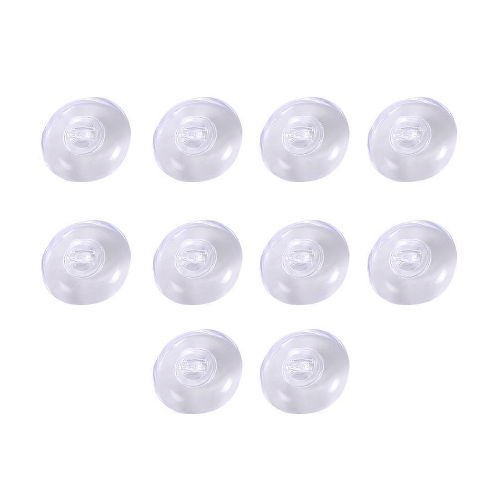 Clear Suction Cups Transparent Plastic Suckers for Hanging 20Pcs Reusable Use