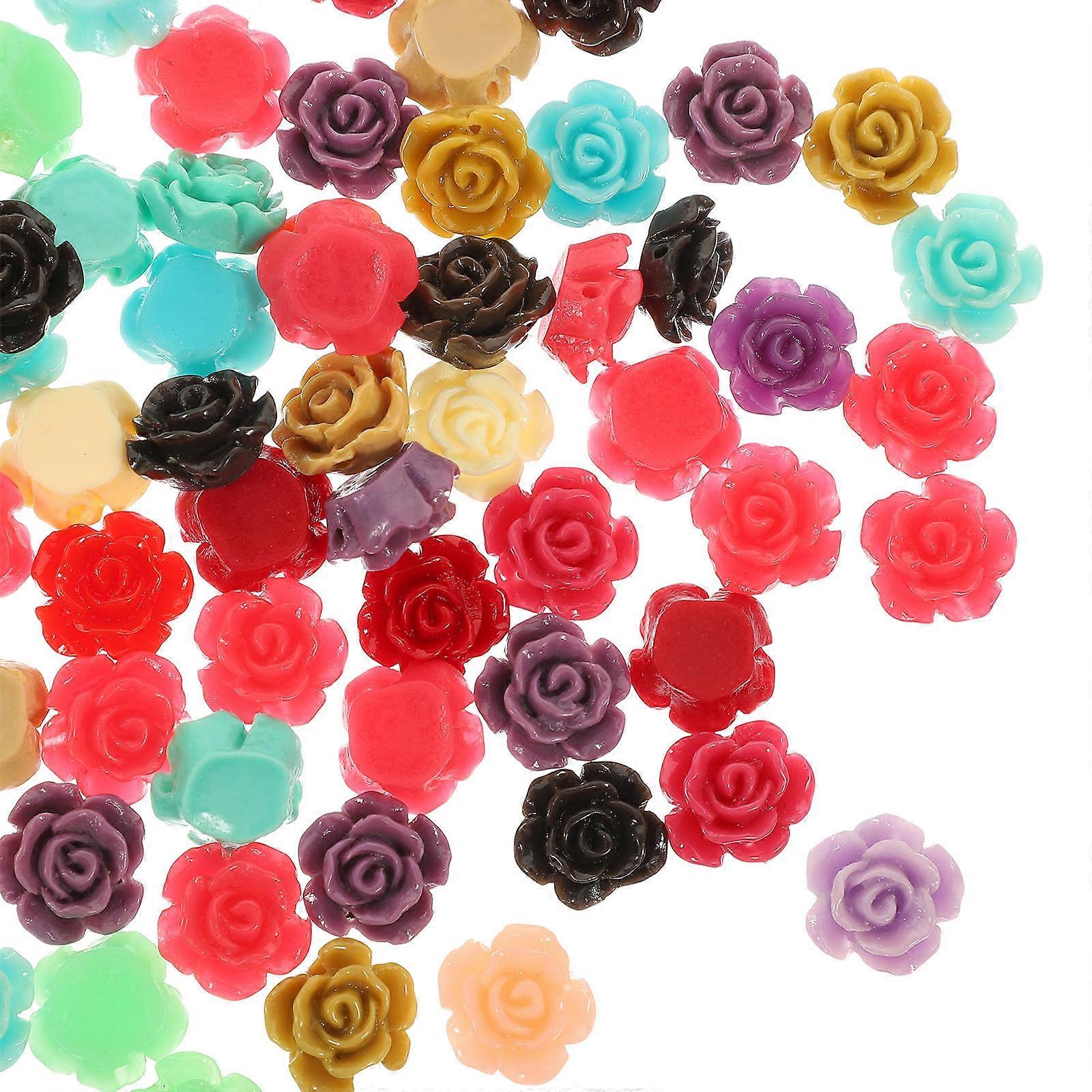 300 Pcs Resin Beads DIY Pendants for Handmade Jewelry Earring Making Craft Projects Assorted Color Styles
