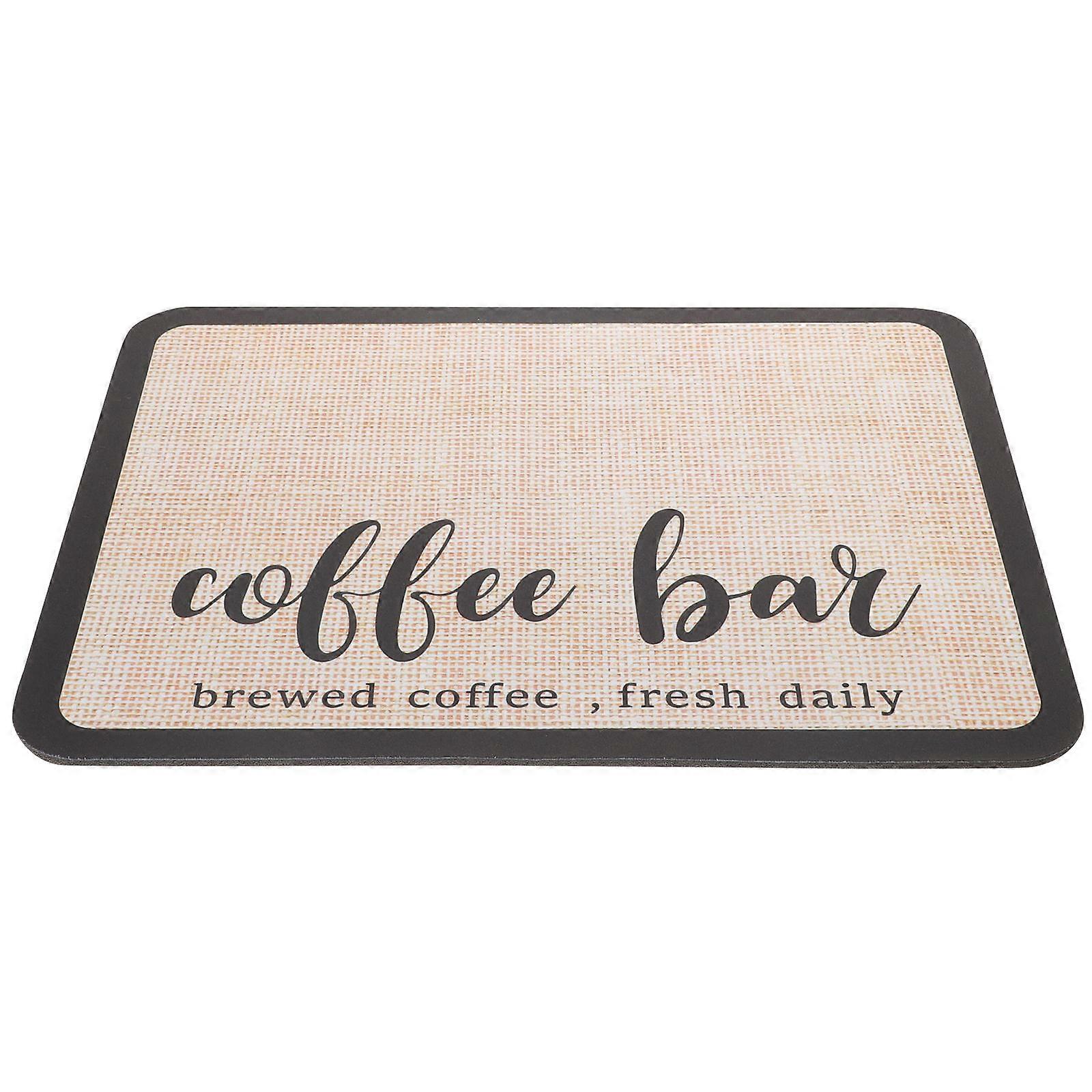 Bar Mats for Countertop Coffee Mat 5Pcs Heat Resistant Multi
