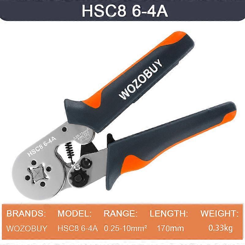 Ferrule Crimping Tool HSC8 6-4/6-6 Electrical Crimper Plier For Wire End Crimp Tube Terminals Electrical Circuit Repair