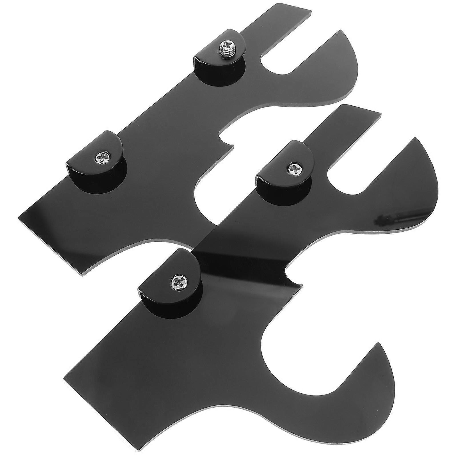 Durable Acrylic Sword Storage Holder with Minimalist Design for Collectible and Toy Models 1 Pair