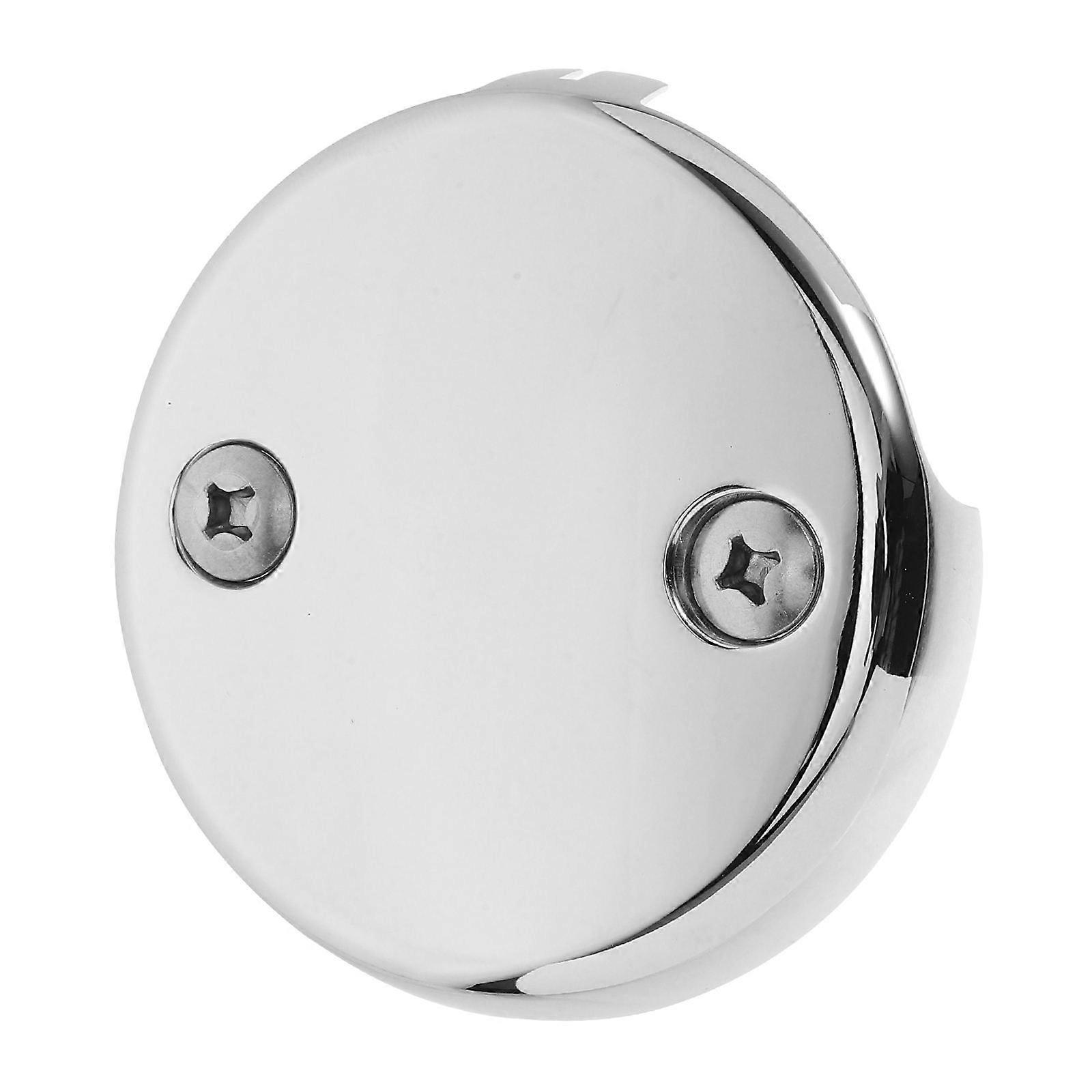 Bathtub Plug Replacement Drain Fitting 5 Sets Square Modern Design Bathroom Drainage Odor Prevention Silver