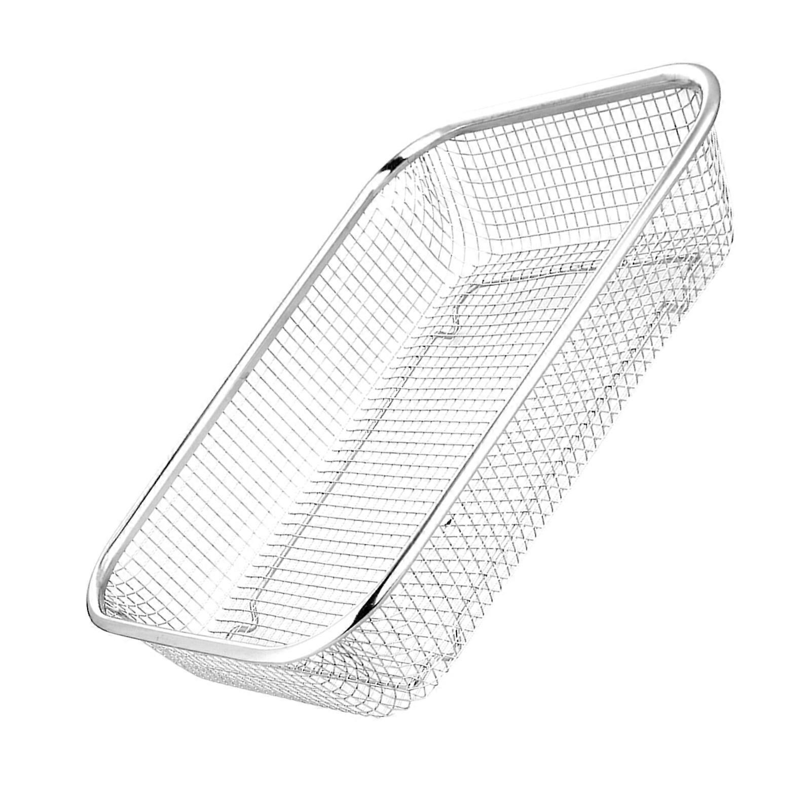 Stainless Steel Drain Basket for Kitchen Use 1Pcs Fruit and Vegetable Container