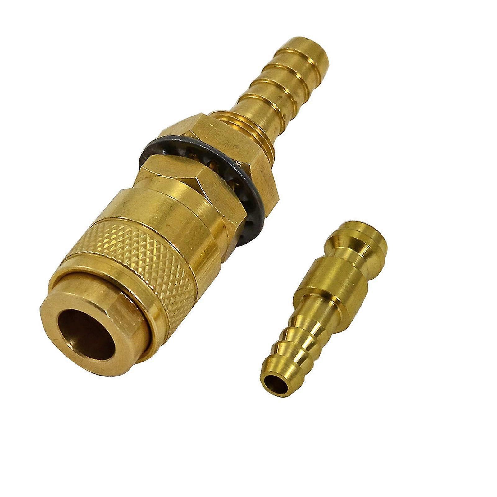 Argon Quick Connect Fittings Hose Gold Connector For QQ300 PTA DB SR WP 17 18 26 TIG Welding Torch 1 Set