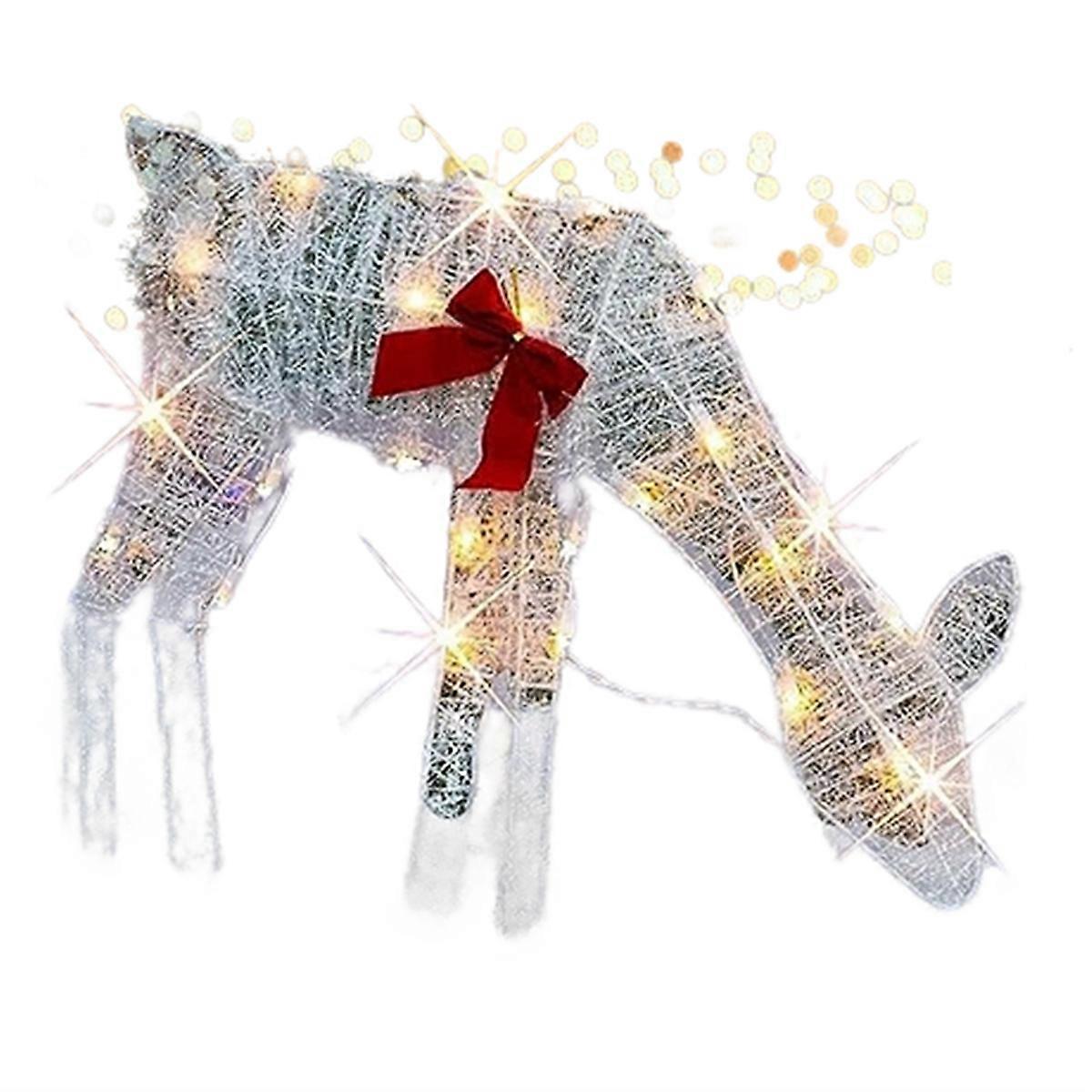 Lighted Christmas 2D Reindeers Decorations,with Lights,Mother Deer
