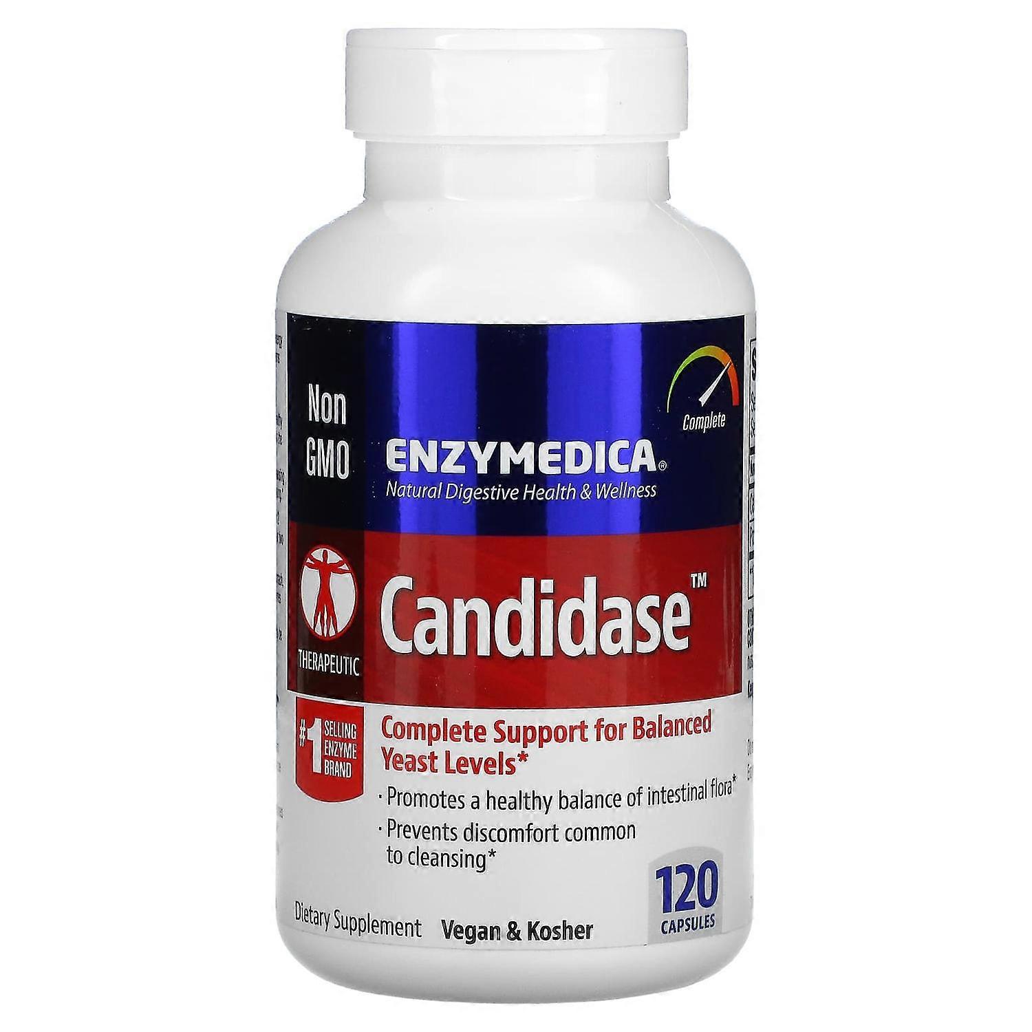 Enzymedica, Candidase, 120 Capsules