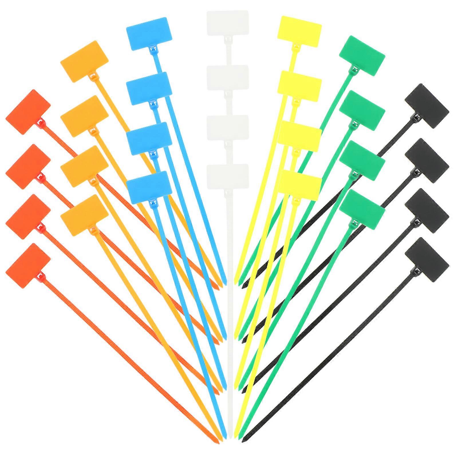 Assorted Color Nylon Cable Ties for Cable Organizing 2500 Pieces