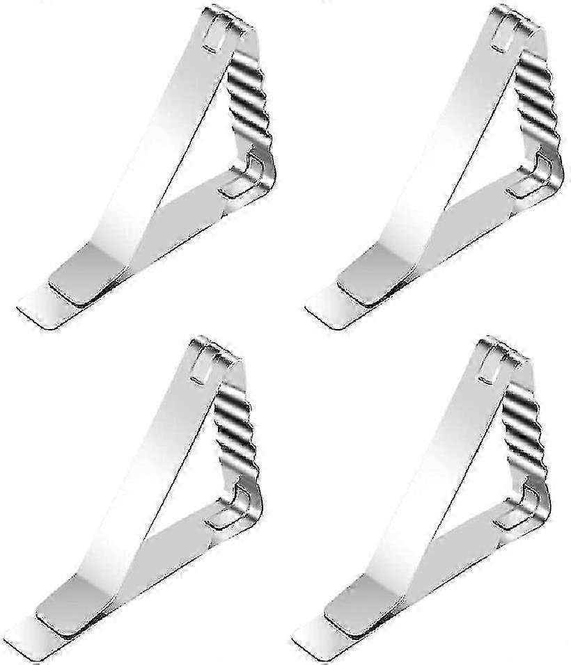 12 ensembles de pinces de nappe, clips en acier inoxydable de jardin