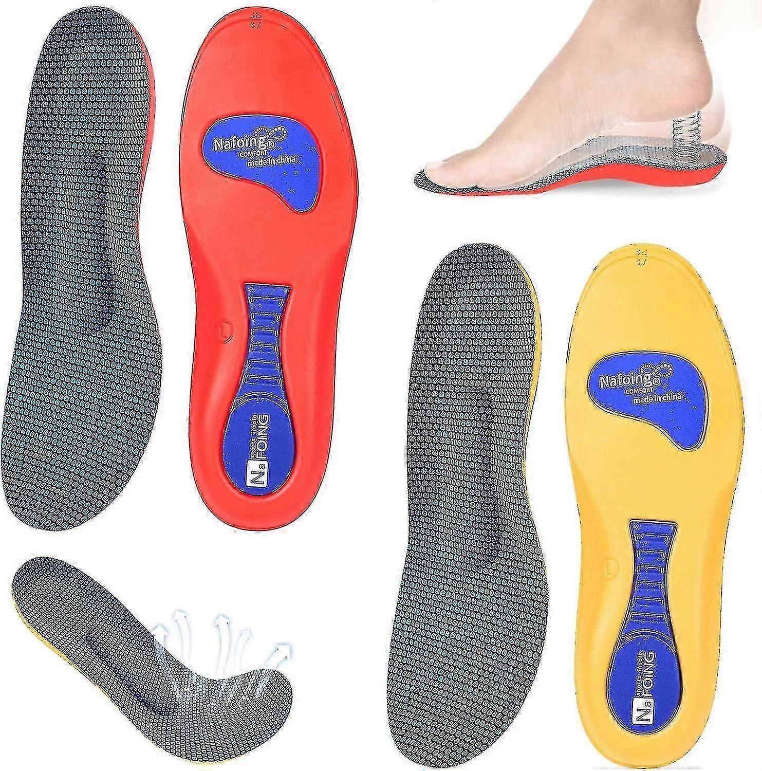 زوجان من نعلات نوريلي، نعلات نوريلي التقويمية لدعم قوس القدم، نعلات تقويمية مريحة لأحذية العمل والأحذية الرياضية