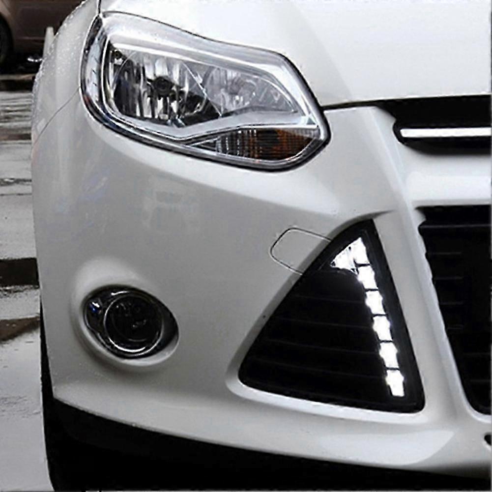 LED DRL Fog Lights for Ford Focus 3 2012-2014, Complete Set