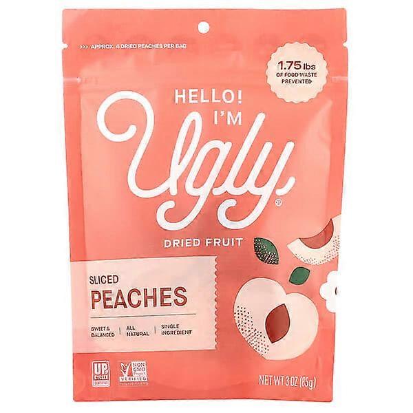 Hello! I'm Ugly, Dried Fruit, Sliced Peaches, 3 oz (85 g)