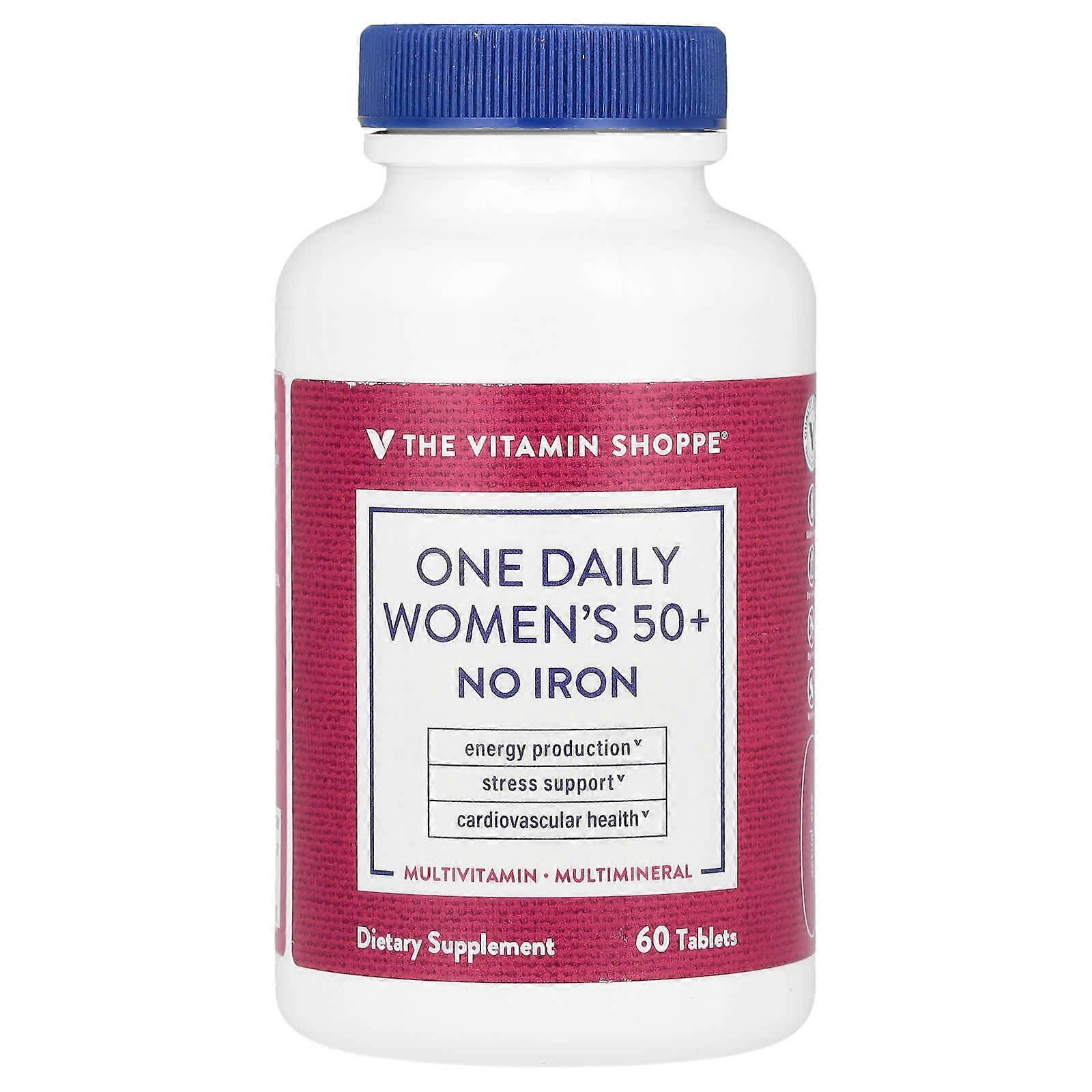 One Daily Women's 50+, No Iron, 60 Tablets