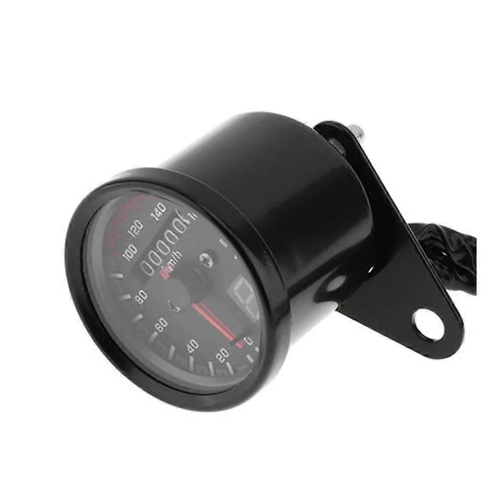 Motorbike Speedometer Odometer Gear Display For Motorcycle Instrument Panel Modified Meter Tachometer Black On White