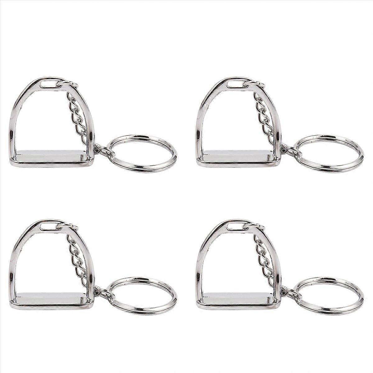 1Pcs Simple Elegant Design Western Stirrup Keychain