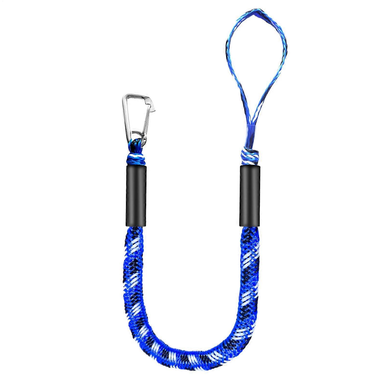 Dock Lines Clip Springs Cords, Marine Safety Pontoon Dock Lines, Kayak Canoe Watercraft, Blue
