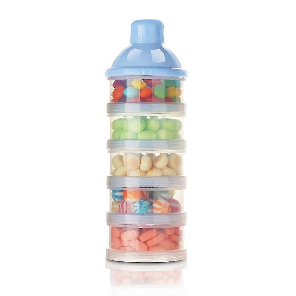 Baby Milk Formula Dispenser 5 Layers Non Spill Stackable Snack Storage Container