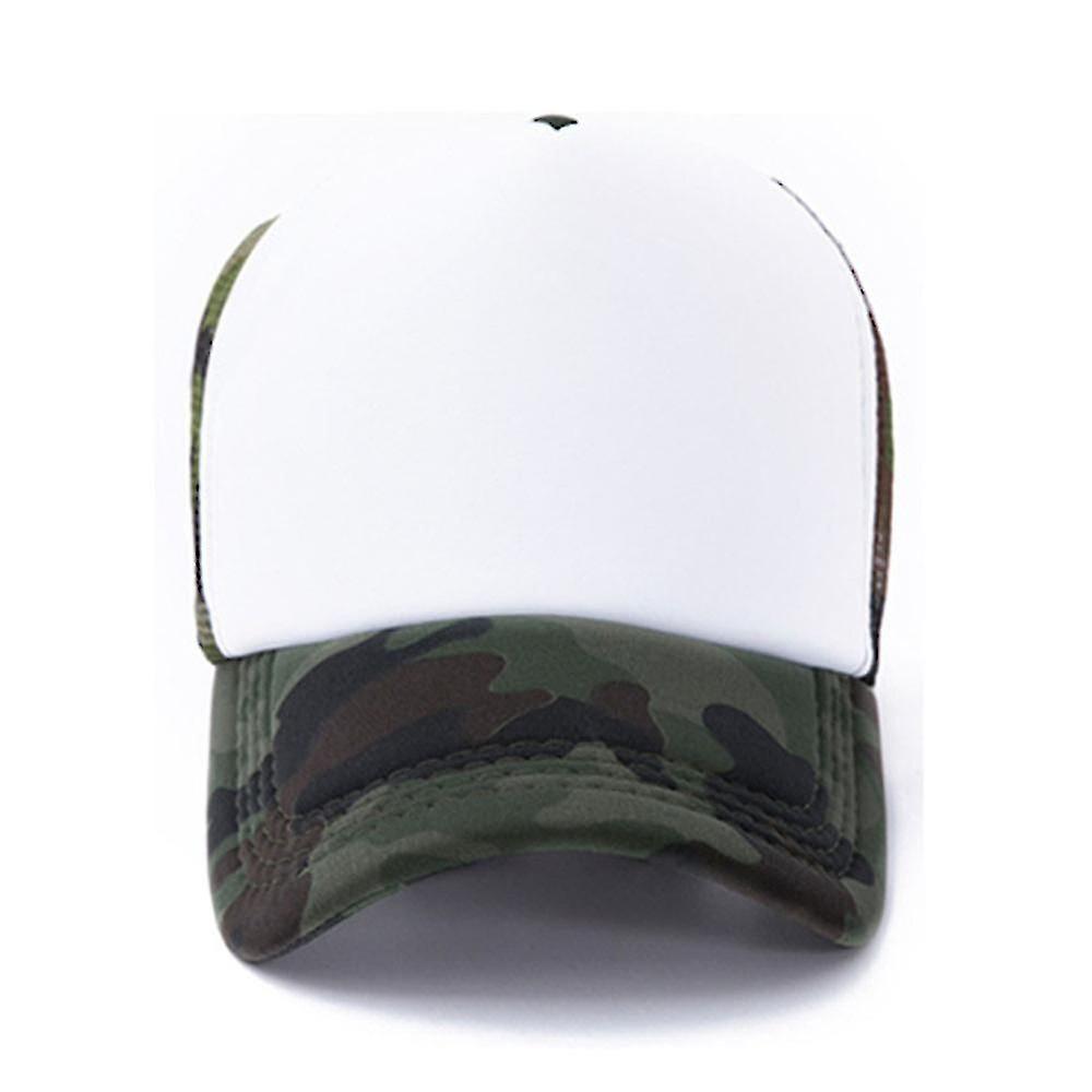 Unisex Camouflage Mesh Baseball Cap Hat Blank Visor Hat Adjustable