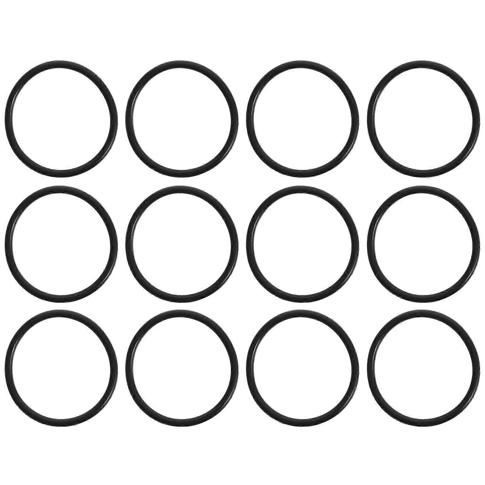 12pcs Microphone Shock Mount Bands: Elastic Anti-Vibration Rubber Rings For Condenser Mics Mic Holder For Broadcast Interviews