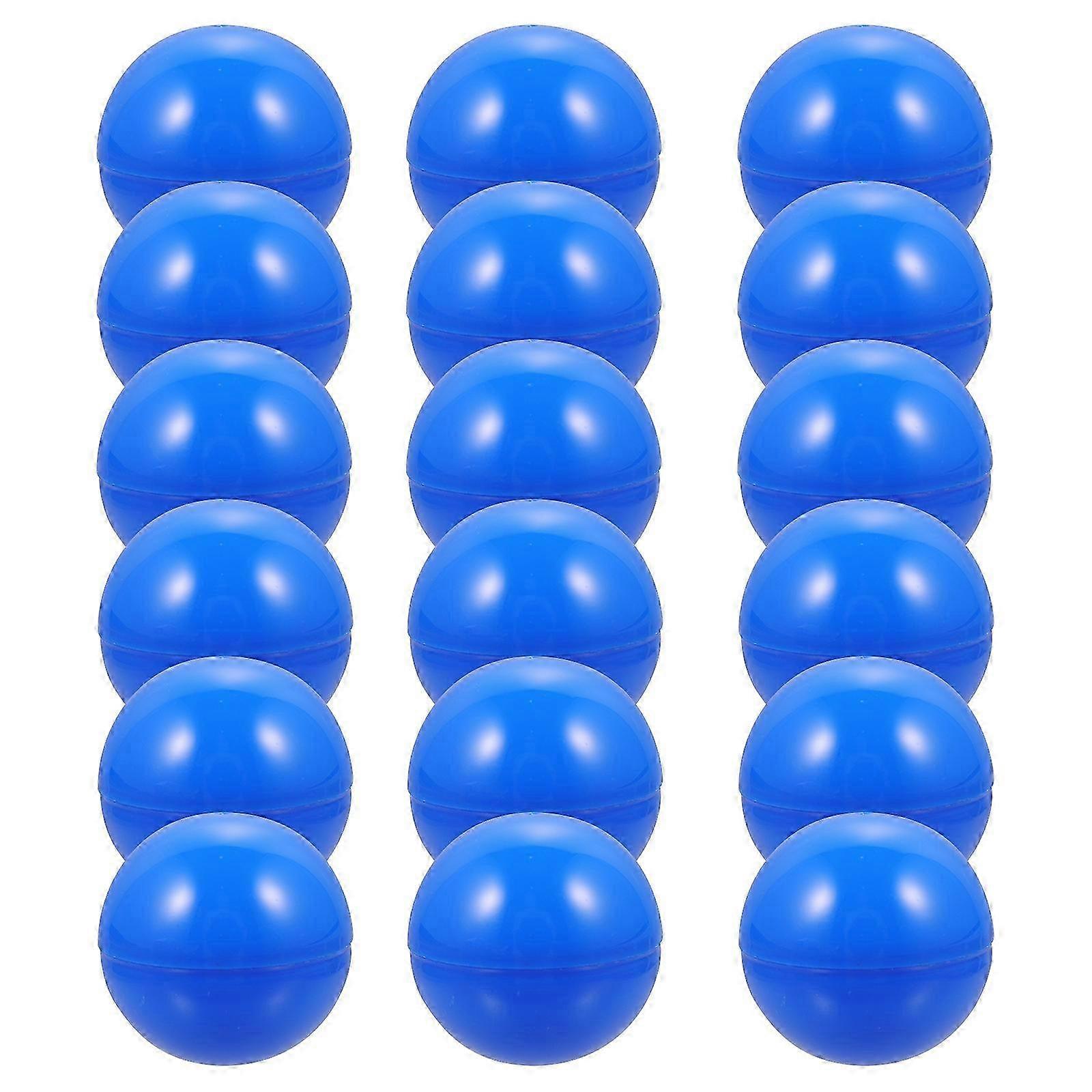 25pcs Lottery Balls Plastic Hollow Ball Table Activity Balls Pong Balls For Game Party Decoration 40mm Diameter Blue
